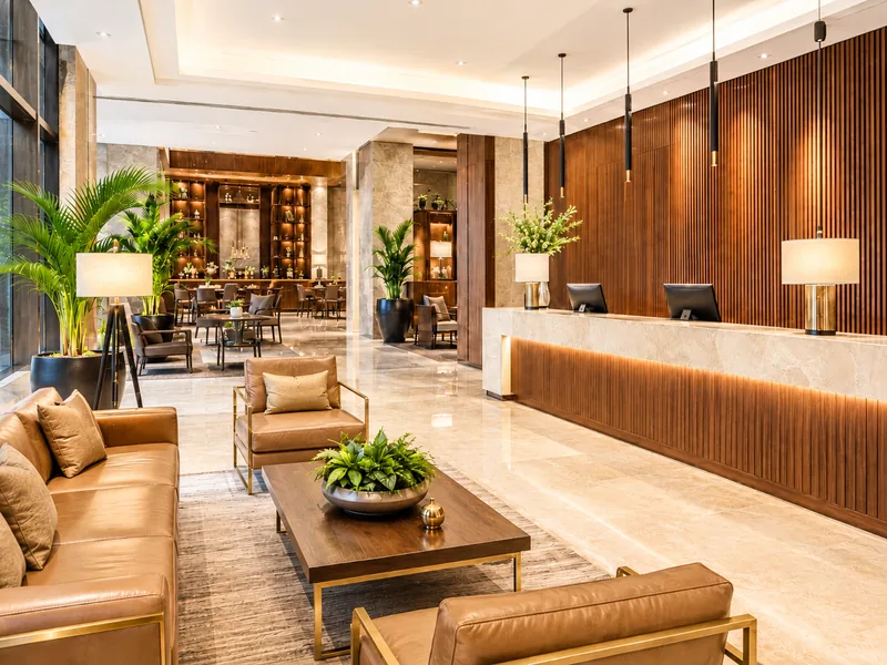 Mobiliario para hoteles, recepción y áreas administrativas