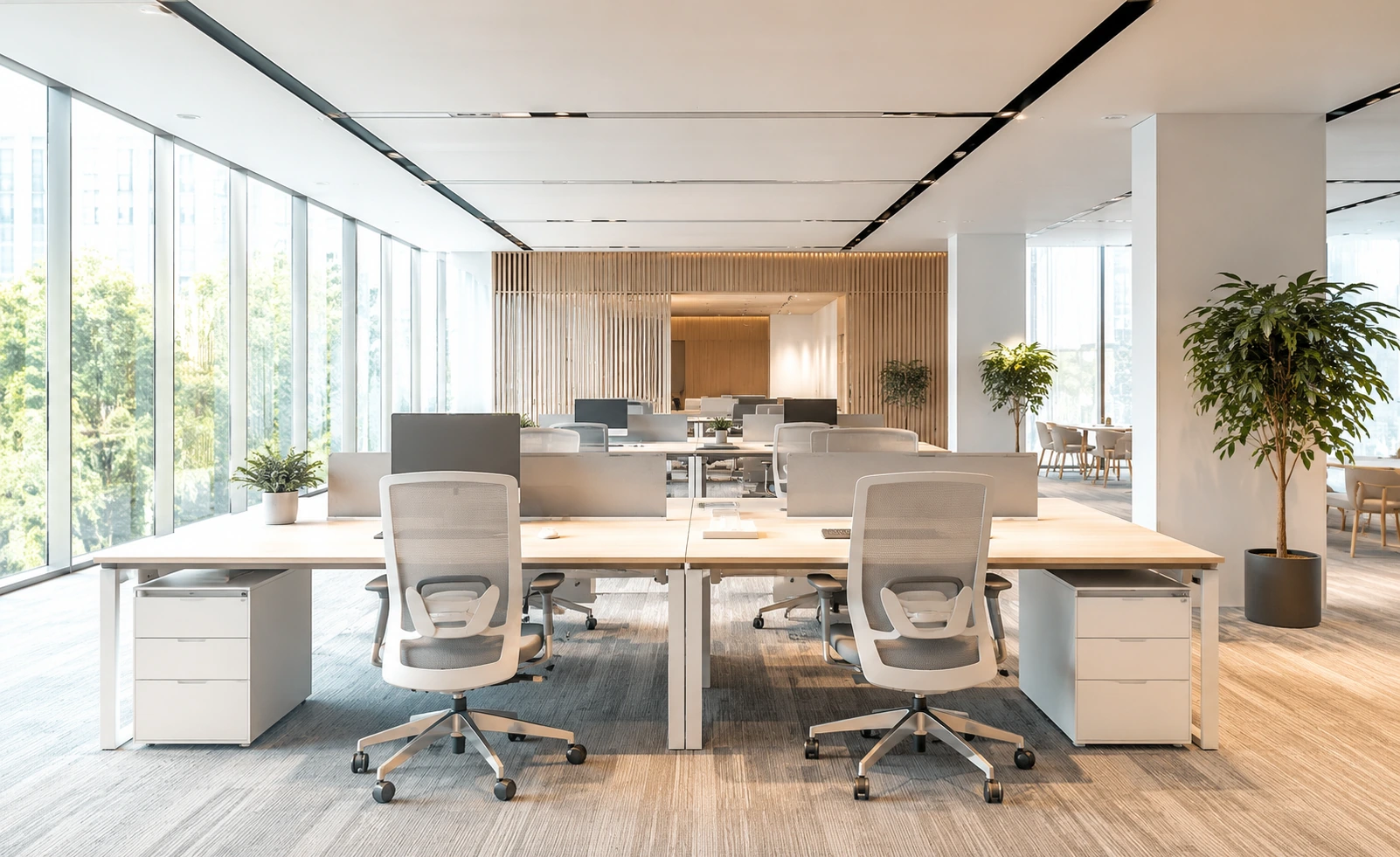 Mobiliario de oficina renovado y optimizado para empresas