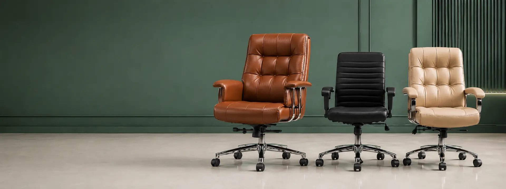 Sillones tapizados ejecutivos